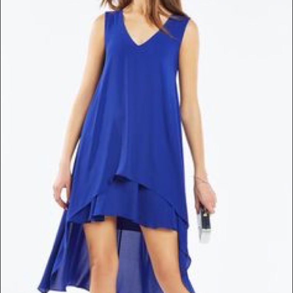 Blue Hi Low Dress